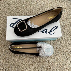 Bernal Women's Comfortable Flat Shoes Round Toe Classic Cute Bow Embellished 7‎